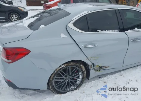 2019 Genesis G70 3.3T Advanced z USA, uszkodzony, nr VIN KMTG74LEXKU031746